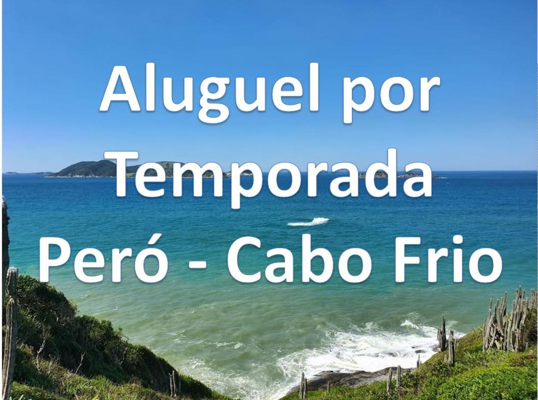 Apto Peró Cabo Frio 700m da Praia Exterior foto